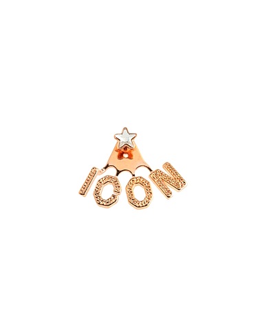 DSQUARED2 Ear cuff or single earring Gold 92% Brass, 6% Crystal, 2% Steel
