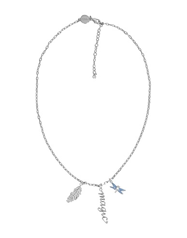 FURLA Ожерелье FURLA CHARMS NECKLACE FEATHER
 Серебристый 65% Металл, 30% Swarovski, 5% Эмаль