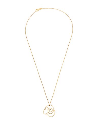 Shop Nina Kastens Necklace Aries Woman Necklace Gold Size - 925/1000 Silver, Brass, 18kt Gold-plated