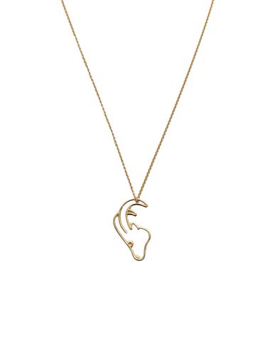 NINA KASTENS NINA KASTENS NECKLACE CAPRICORN WOMAN NECKLACE GOLD SIZE - 925/1000 SILVER, BRASS, 18KT GOLD-PLATED,50238171ET 1