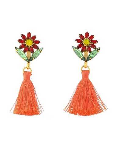 Click to view more detailed imagery on our partner's website Elizabeth Cole Earrings In Coral