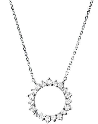 silver michael kors necklace