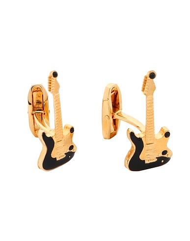 DOLCE&GABBANA Cufflinks and Tie Clips Gold 80% Brass, 20% Enamel