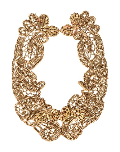 ELISABETTA FRANCHI Necklace Bronze Viscose, Metal