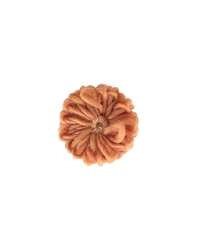 CAFFÉ D'ORZO Brooch Camel Textile fibres