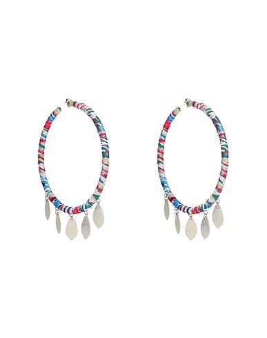 ISABEL MARANT Earrings Blue 80% Brass, 10% Elastane, 10% Viscose