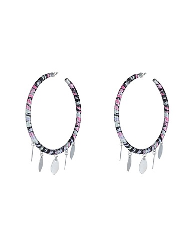 ISABEL MARANT イヤリング ピンク 真鍮/ブラス 80% / ポリウレタン 10% / レーヨン 10%