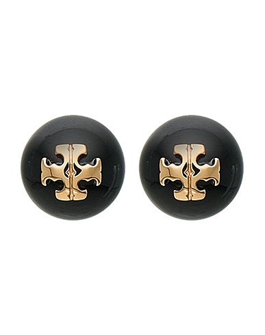 TORY BURCH Ohrringe Schwarz Metall
