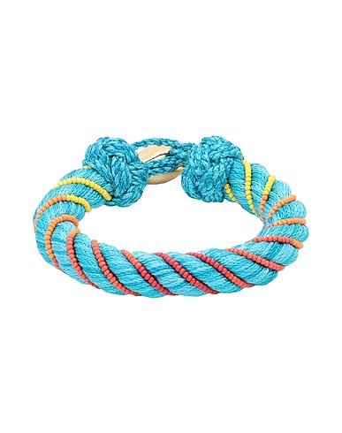 AURÉLIE BIDERMANN Bracelet Turquoise Textile fibres, Metal