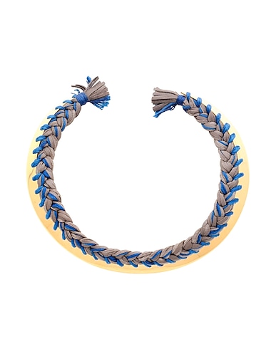 AURÉLIE BIDERMANN Collana Piombo Metallo, Fibre tessili