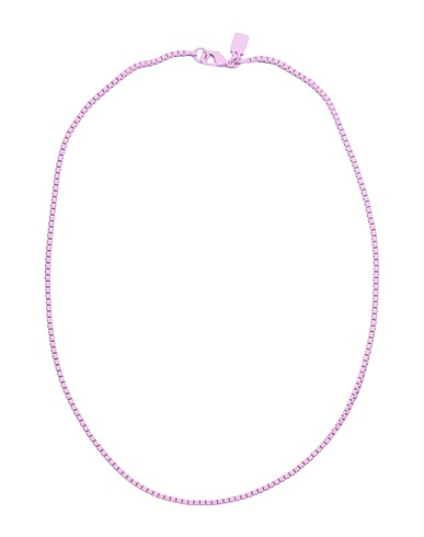 CRYSTAL HAZE Necklace PLASTALINA CHAIN
 Lilac Brass, Enamel
