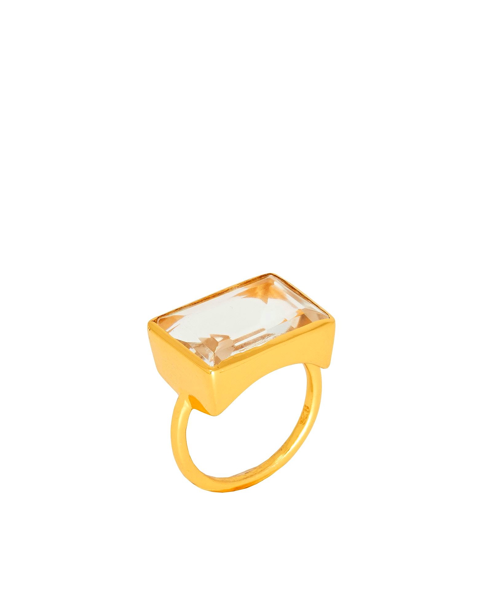 SHYLA Ring LENNY RINGS
 Gold 925/1000 Silver, Glass zoomed