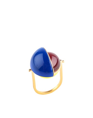 MAISON MARGIELA Ring Gold 100% Resin, Brass