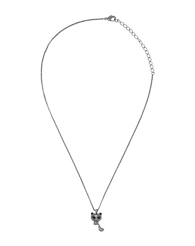 KARL LAGERFELD Necklace K/IKONIK CHOUPETTE NECKLACE
 Charcoal 100% 925/1000 Silver