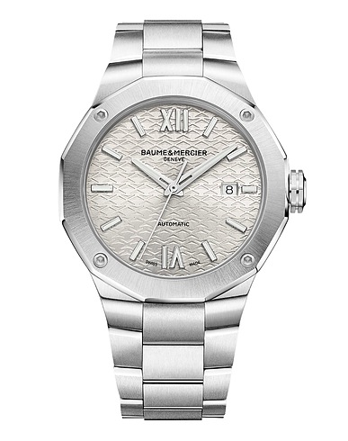 BAUME & MERCIER Wrist watch RIVIERA Silver Stainless Steel