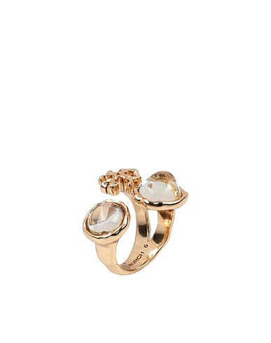 TORY BURCH Ring Platinum Brass