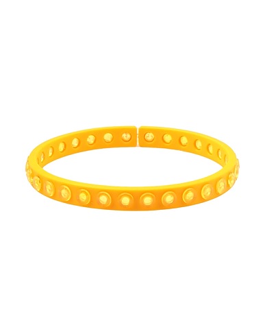TIE-UPS Bracelet Jaune Caoutchouc, Plastique