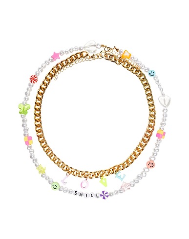 8 by YOOX Necklace Gold 70% Plastic, 30% Metal