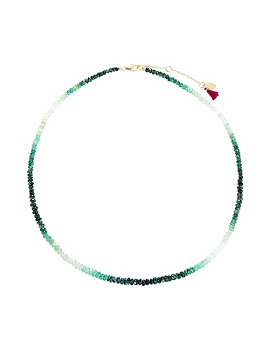 SHASHI ネックレス AISHA NECKLACE 
 グリーン ピエトラ・ドゥーラ / ゴールドメッキ 585/1000