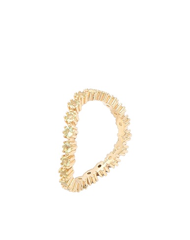 P D PAOLA Ring Green Tide Gold Ring
 Gold 925/1000 Silver, 750/1000 gold plated, Cubic zirconia