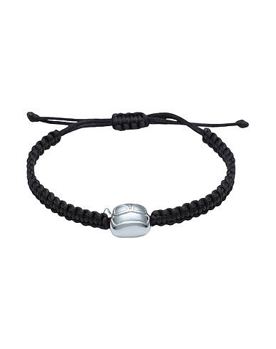 KARL LAGERFELD Bracciale K/BRAIDED KARL BRACELET
 Nero 70% Poliammide, 30% Ottone