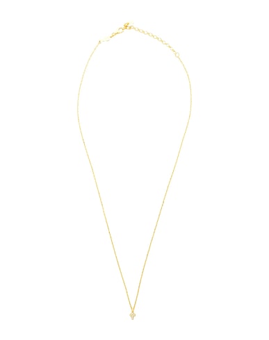 KURSHUNI Necklace MINI CROSS
 Gold 925/1000 Silver, Cubic zirconia