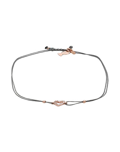 KURSHUNI Bracelet MINI HEART
 Grey 925/1000 Silver, Cubic zirconia