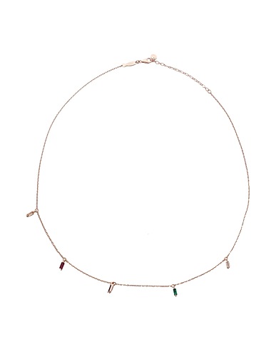 KURSHUNI Necklace ABBY
 Rose gold 925/1000 Silver, Cubic zirconia
