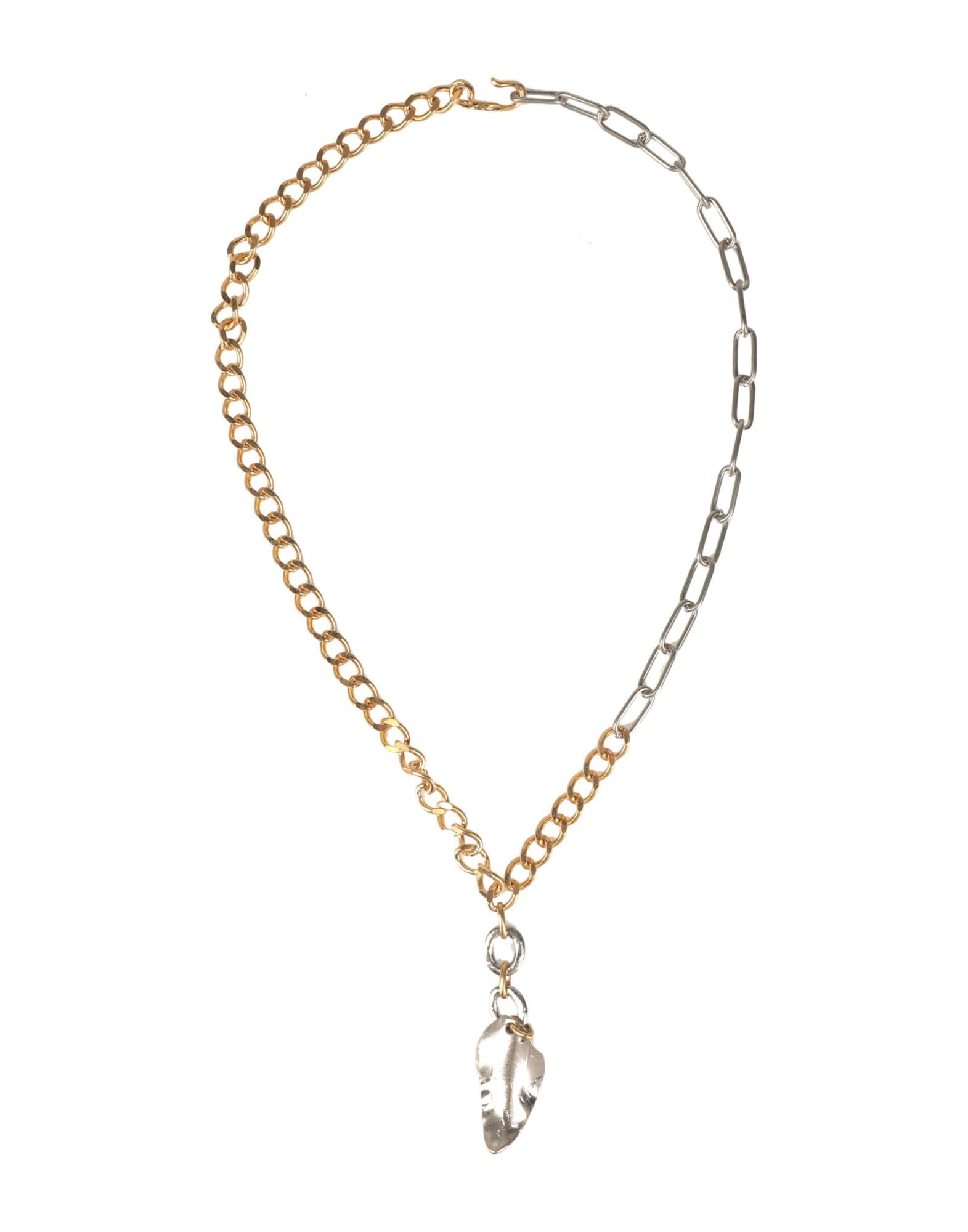 【関税＆送料込み】Marni Necklace Accessories Embellished brass necklace in gold - Marni | Mytheresa