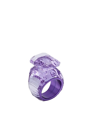 SWAROVSKI Ring LUCENT COCKTAIL RING, PINK
 Purple Metal, Swarovski® Crystal