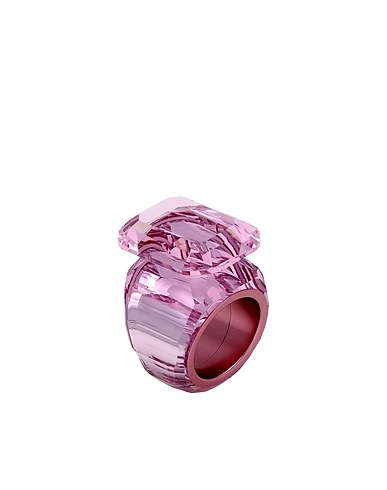 SWAROVSKI Ring LUCENT COCKTAIL RING, PINK
 Rosa Metall, Swarovski® Kristall