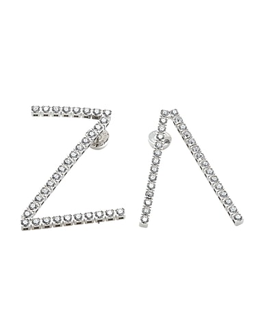 AZ FACTORY Earrings Silver Metal