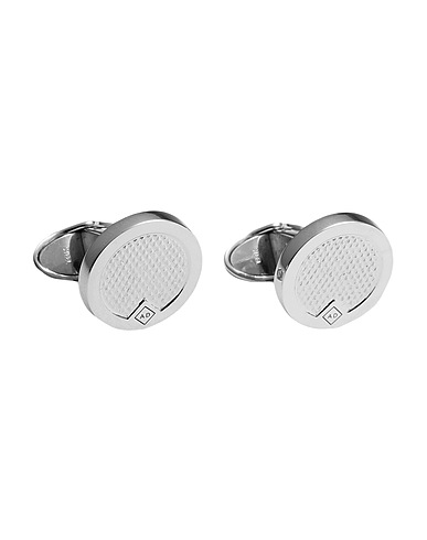 DUNHILL Cufflinks and Tie Clips Silver Metal