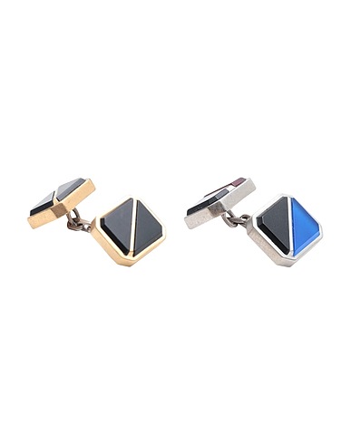 MAISON MARGIELA Cufflinks and Tie Clips Black Metal