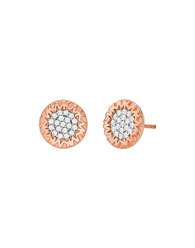 MICHAEL KORS Orecchini Oro Argento 925/1000, Cristallo