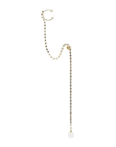8 by YOOX Ear cuff or single earring EAR CUFF EARRINGS
 Gold 50% Glass, 50% Metal