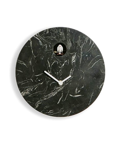 DOMENICONI Ρολόι τοίχου Domeniconi Cioni cuckoo clock in Maquina black marble Μαύρο Μάρμαρο