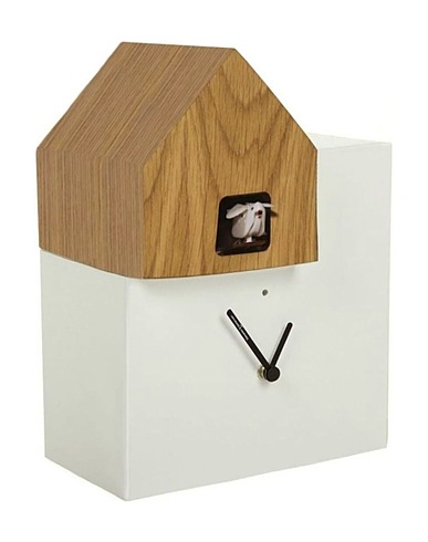 DOMENICONI Ρολόι τοίχου Domeniconi Ettore cuckoo clock wihte/oak Πολύχρωμο MDF