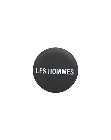 LES HOMMES Spilla Nero Metallo
