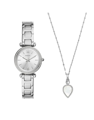 FOSSIL Wrist watch CARLIE
 Silver Stainless Steel