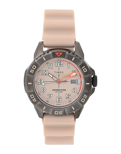 TIMEX Wrist watch Sand Brass, Rubber, Stainless Steel