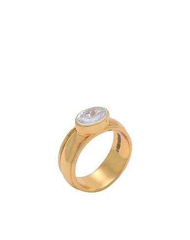 SHYLA Ring Transparent 75% Silver, 24% Glass, 1% Gold