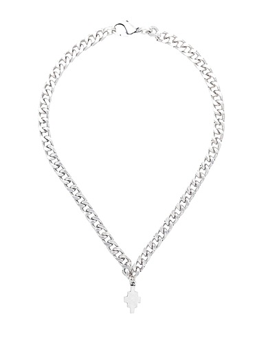 MARCELO BURLON Necklace Silver 100% Metal