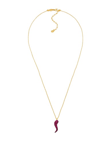 KURSHUNI Necklace Cornetto Necklace
 Gold 925/1000 Silver, Cubic zirconia