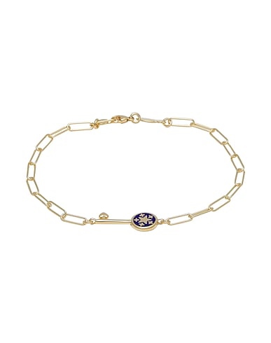KURSHUNI Bracelet Key Bracelet
 Gold 925/1000 Silver, Enamel