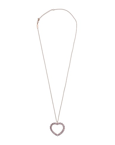 KURSHUNI Necklace Heart Necklace
 Gold 925/1000 Silver, Cubic zirconia