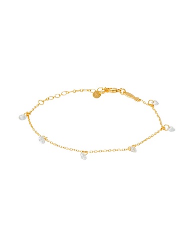 KURSHUNI Bracciale Shining Dots Bracelet
 Oro Argento 925/1000, Zirconia cubica