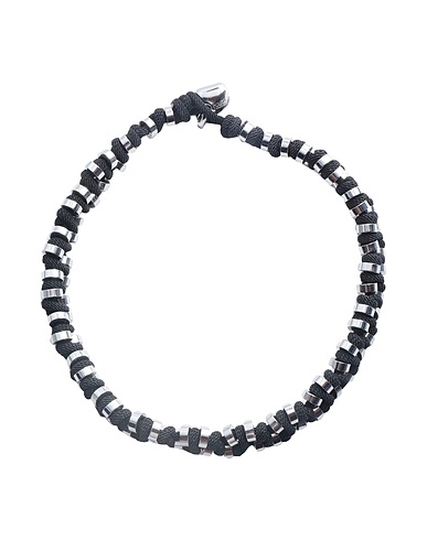 KARL LAGERFELD Necklace Black 80% Brass, 20% Polyamide