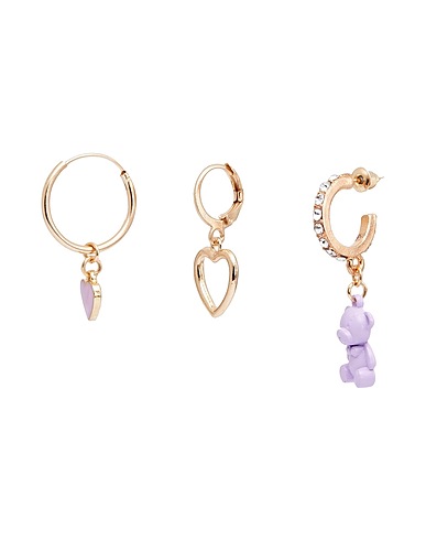 8 by YOOX Earrings PENDANT EARRING SET
 Gold 90% Metal, 10% Glass