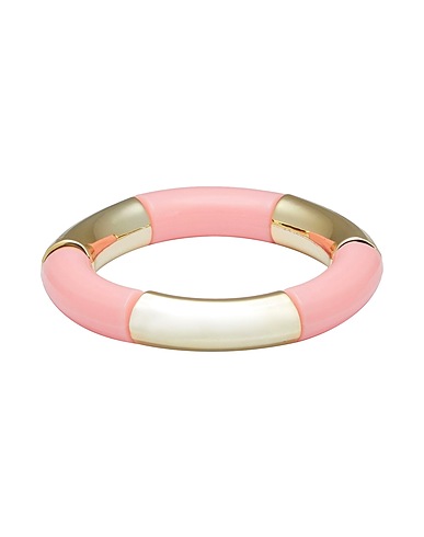 8 by YOOX Bracelet ENAMEL BEADED MAXI BRACELET
 Pink 100% Plastic